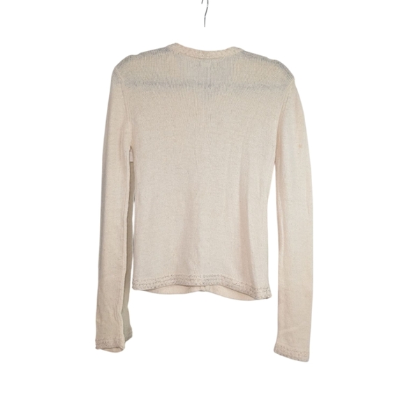 Vintage Angola Sweater with Glass Beads Detail(98) - Picture 2 of 8